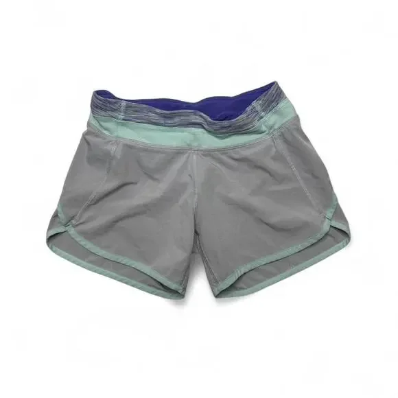 Ivivva Lululemon Little Girls Size 10 Relay Racer Girls Shorts - Picture 1 of 4
